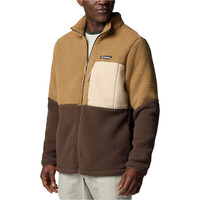 Columbia forro polar hombre Mountainside Heavyweight Fleece vista detalle