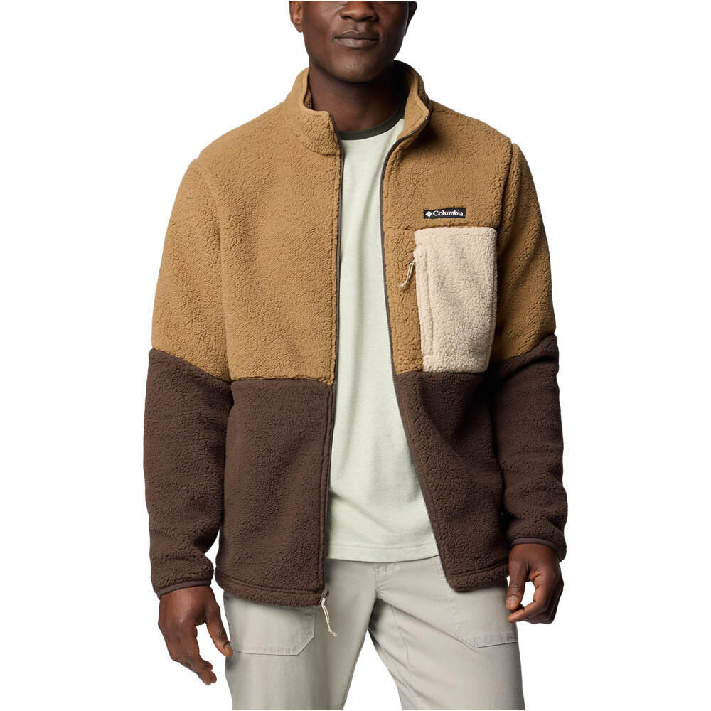 Columbia forro polar hombre Mountainside Heavyweight Fleece vista frontal