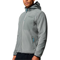 Columbia forro polar hombre Pacific Arch 200 Hooded FZ Fleece vista detalle