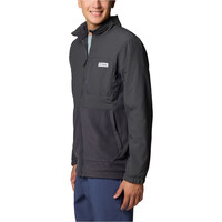 Columbia forro polar hombre PFG Uncharted Fleece Full Zip vista detalle