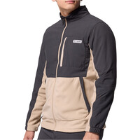 Columbia forro polar hombre PFG Uncharted Fleece Full Zip vista detalle