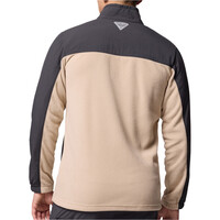 Columbia forro polar hombre PFG Uncharted Fleece Full Zip vista trasera