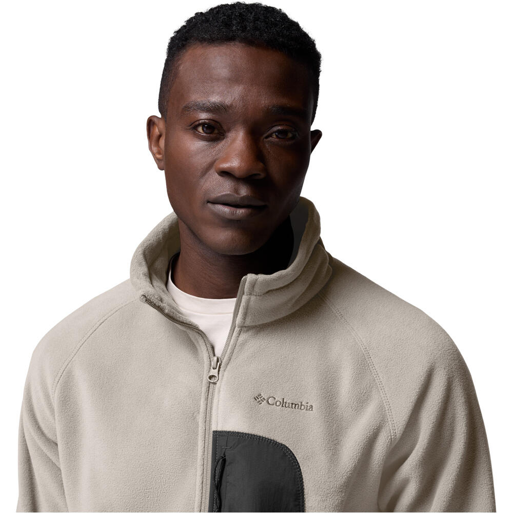 Columbia forro polar hombre Rapid Expedition II Full Zip Fleece vista detalle