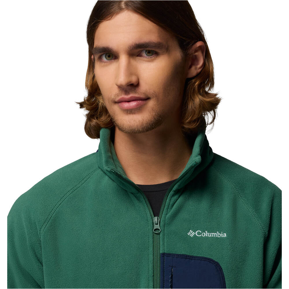 Columbia forro polar hombre Rapid Expedition II Full Zip Fleece vista detalle