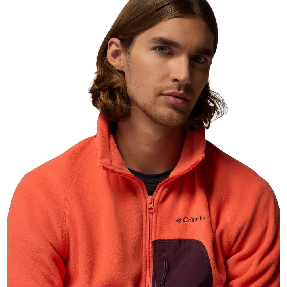 Columbia forro polar hombre Rapid Expedition II Full Zip Fleece vista detalle
