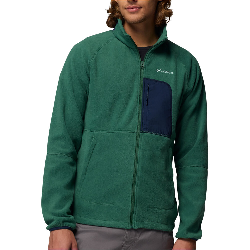 Columbia forro polar hombre Rapid Expedition II Full Zip Fleece vista frontal