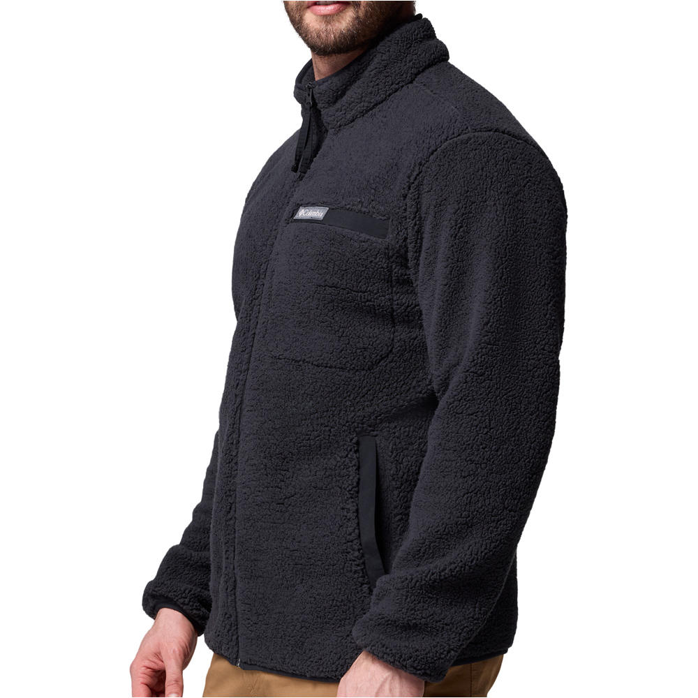 Columbia forro polar hombre Rugged Ridge High Pile Full Zip vista detalle