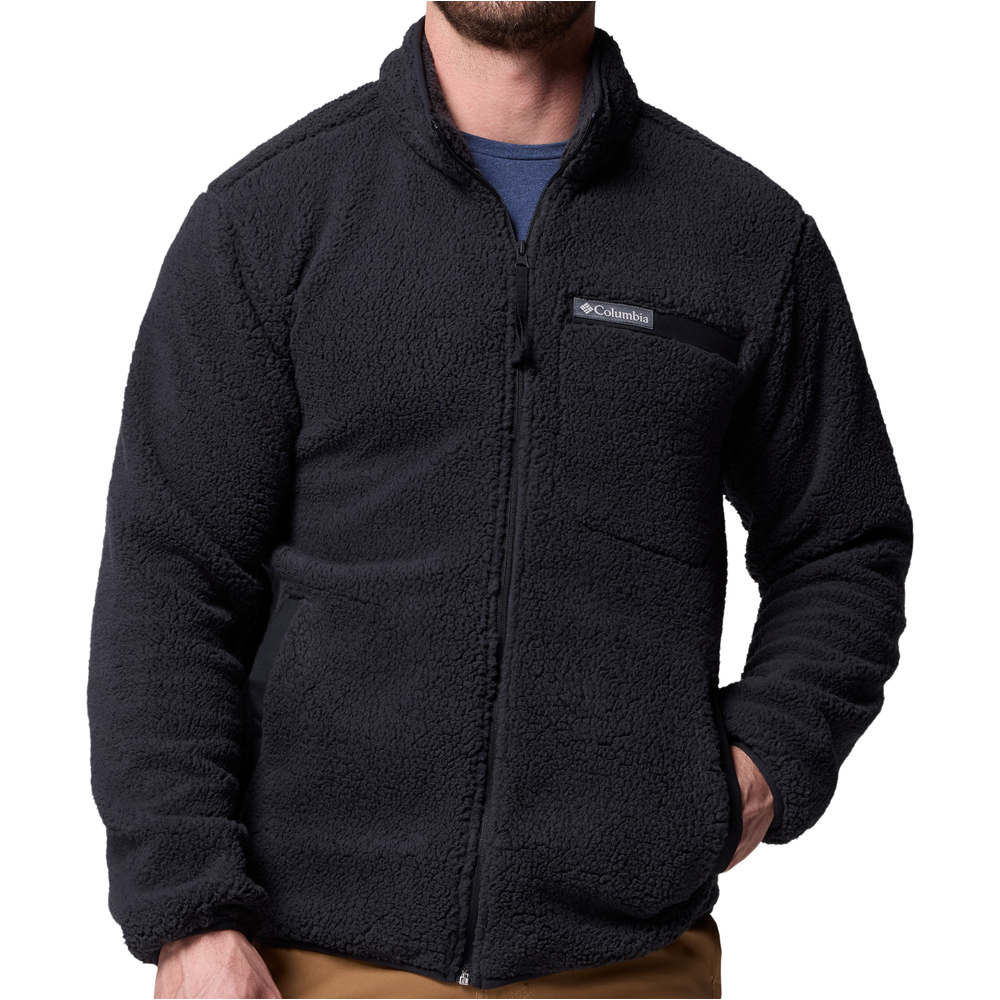 Columbia forro polar hombre Rugged Ridge High Pile Full Zip vista frontal