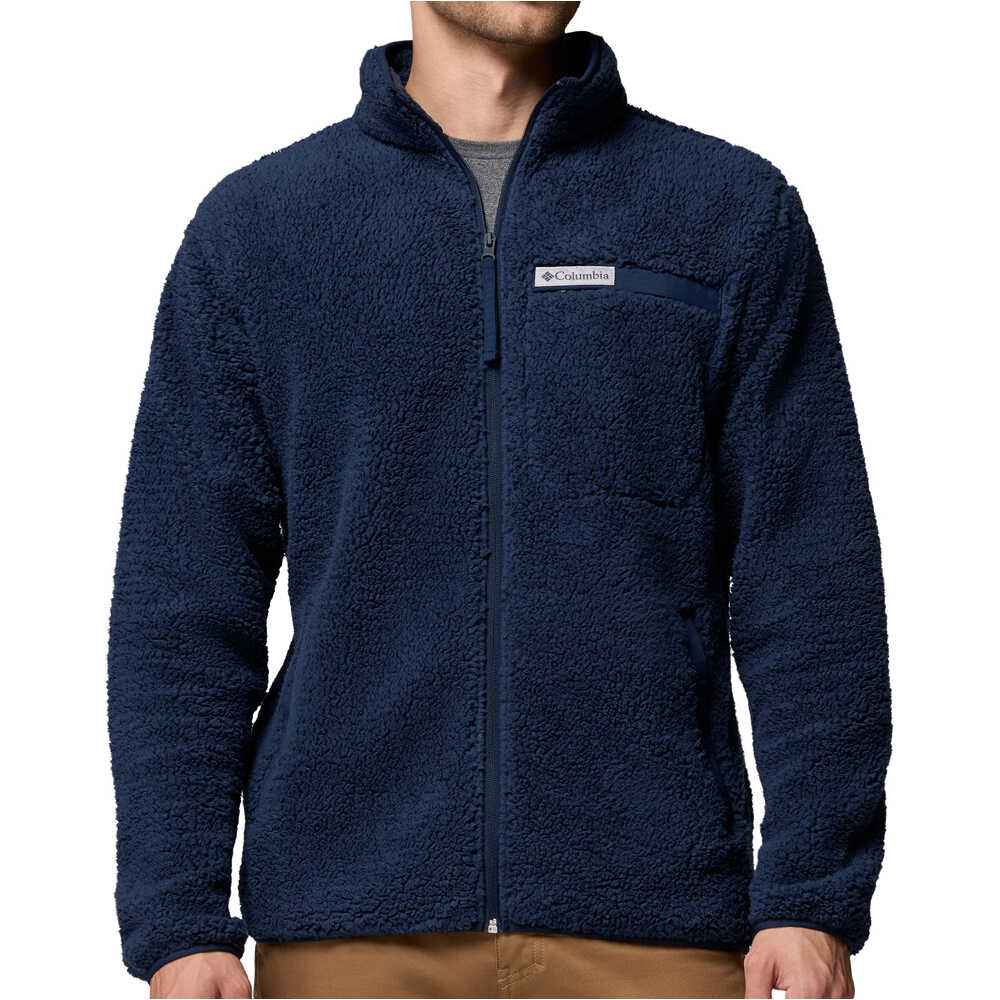Columbia forro polar hombre Rugged Ridge High Pile Full Zip vista frontal