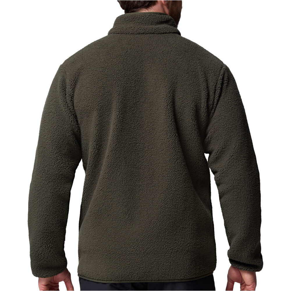 Columbia forro polar hombre Rugged Ridge High Pile Full Zip vista trasera