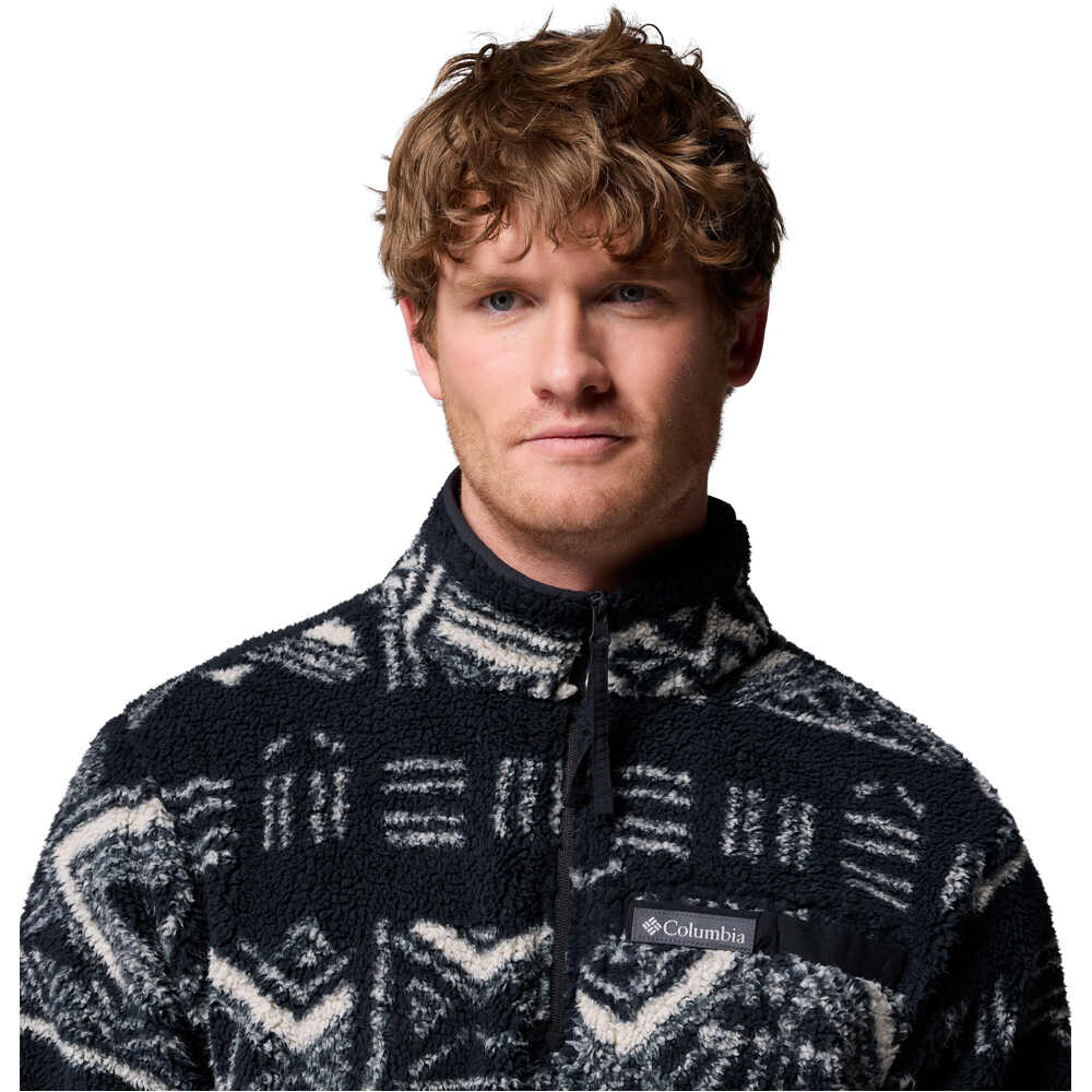 Columbia forro polar hombre Rugged Ridge High Pile Half Zip vista detalle