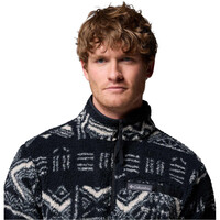 Columbia forro polar hombre Rugged Ridge High Pile Half Zip vista detalle