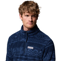Columbia forro polar hombre Rugged Ridge High Pile Half Zip vista detalle