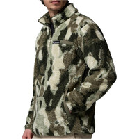 Columbia forro polar hombre Rugged Ridge High Pile Half Zip vista detalle