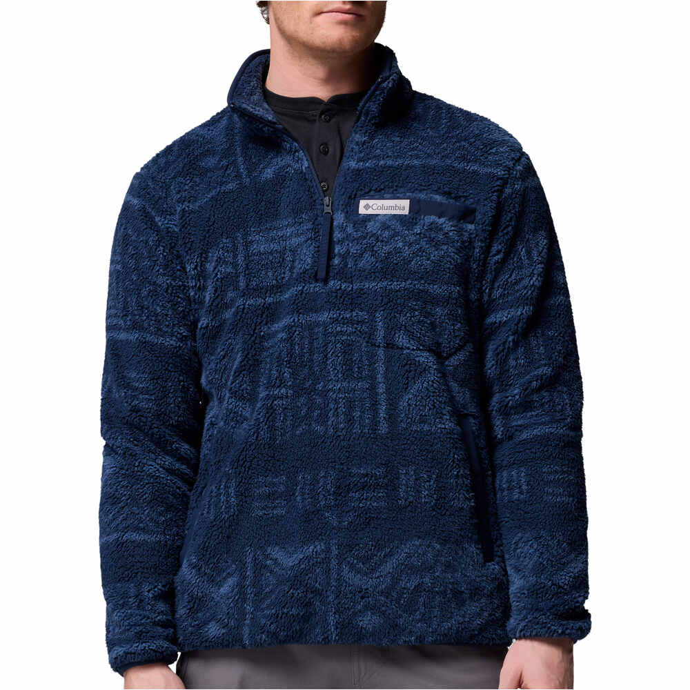 Columbia forro polar hombre Rugged Ridge High Pile Half Zip vista frontal