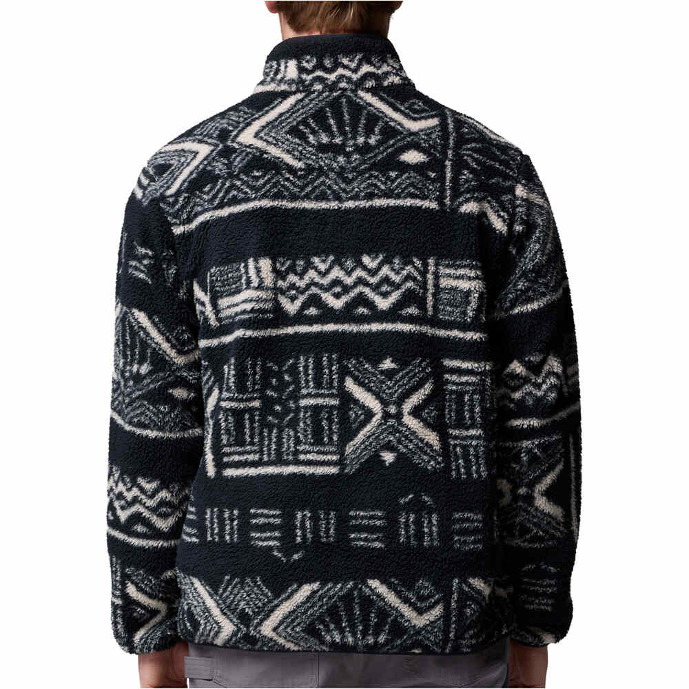 Columbia forro polar hombre Rugged Ridge High Pile Half Zip vista trasera