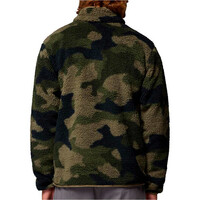 Columbia forro polar hombre Rugged Ridge High Pile Half Zip vista trasera