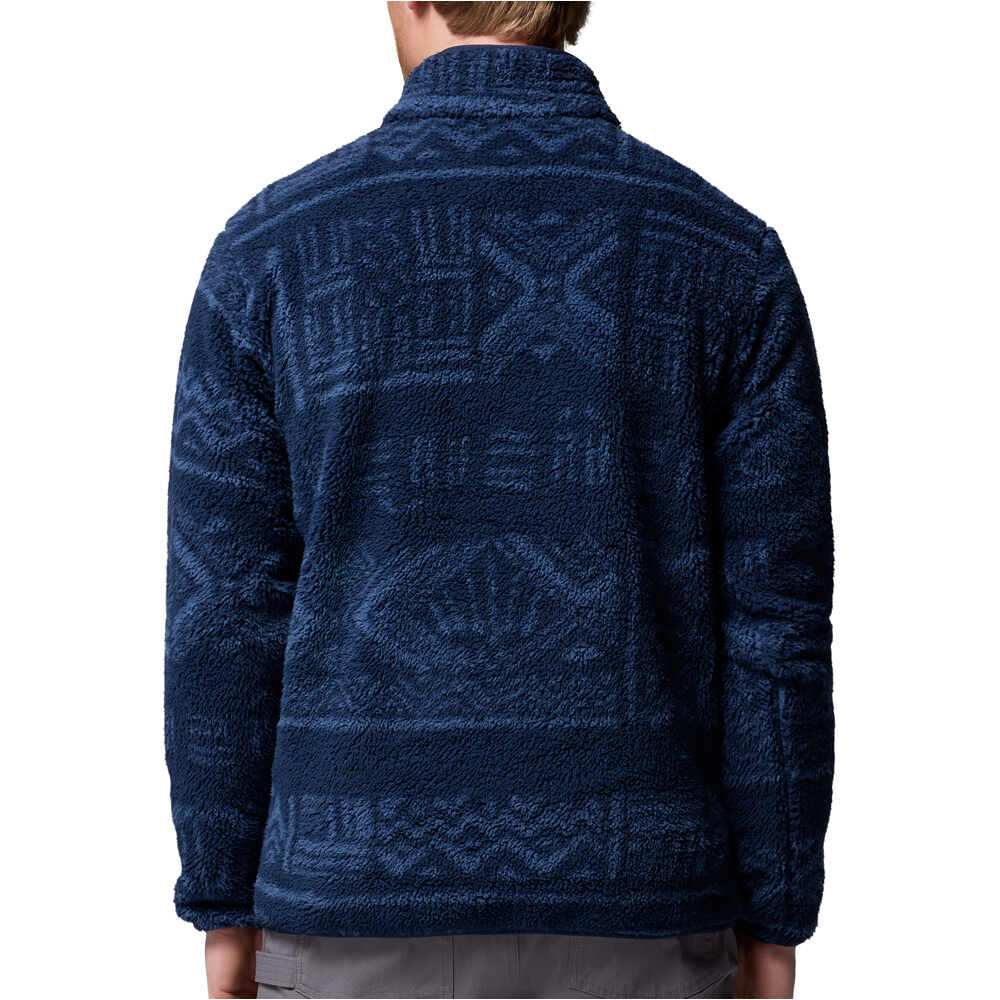 Columbia forro polar hombre Rugged Ridge High Pile Half Zip vista trasera