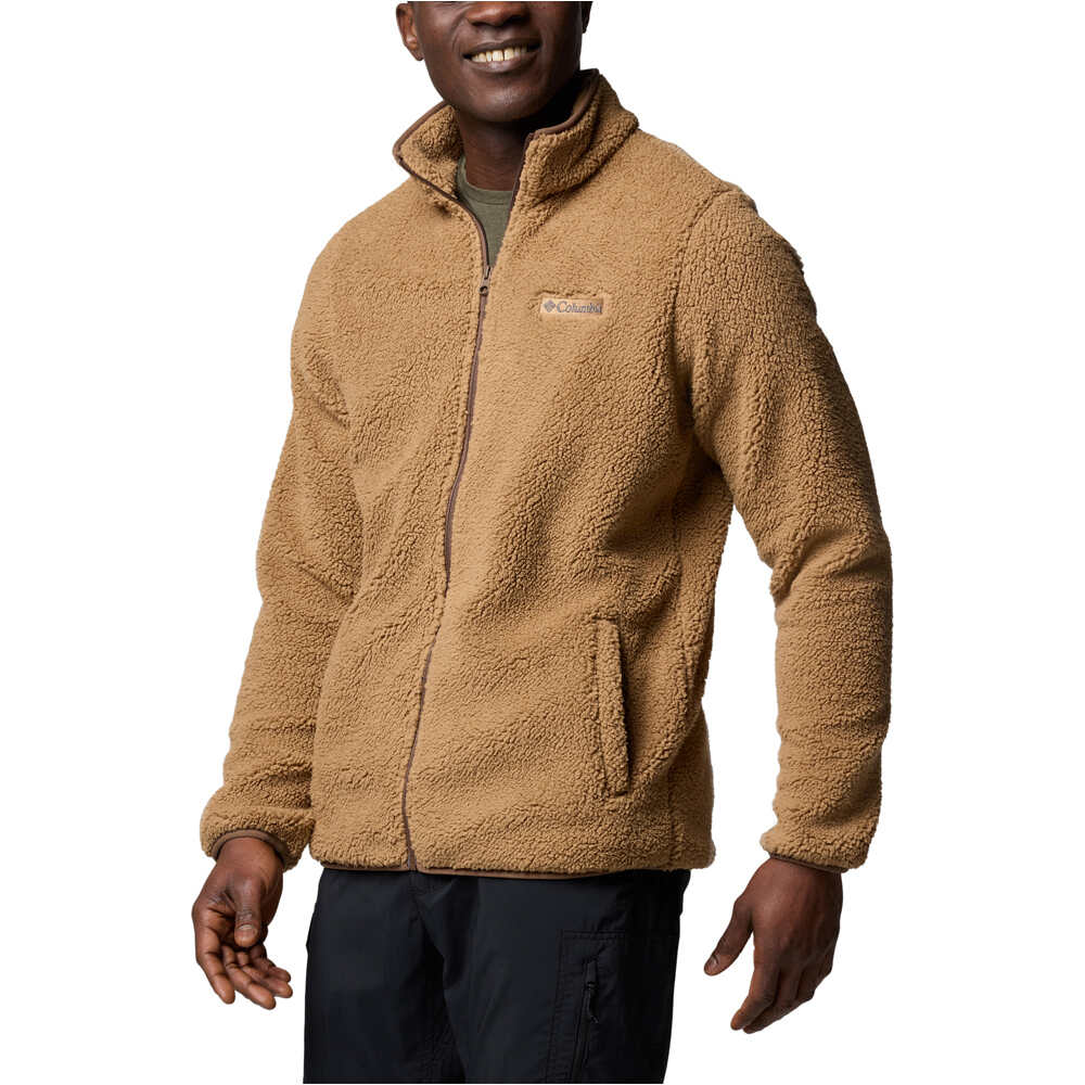 Columbia forro polar hombre Rugged Ridge III Sherpa Full Zip vista detalle