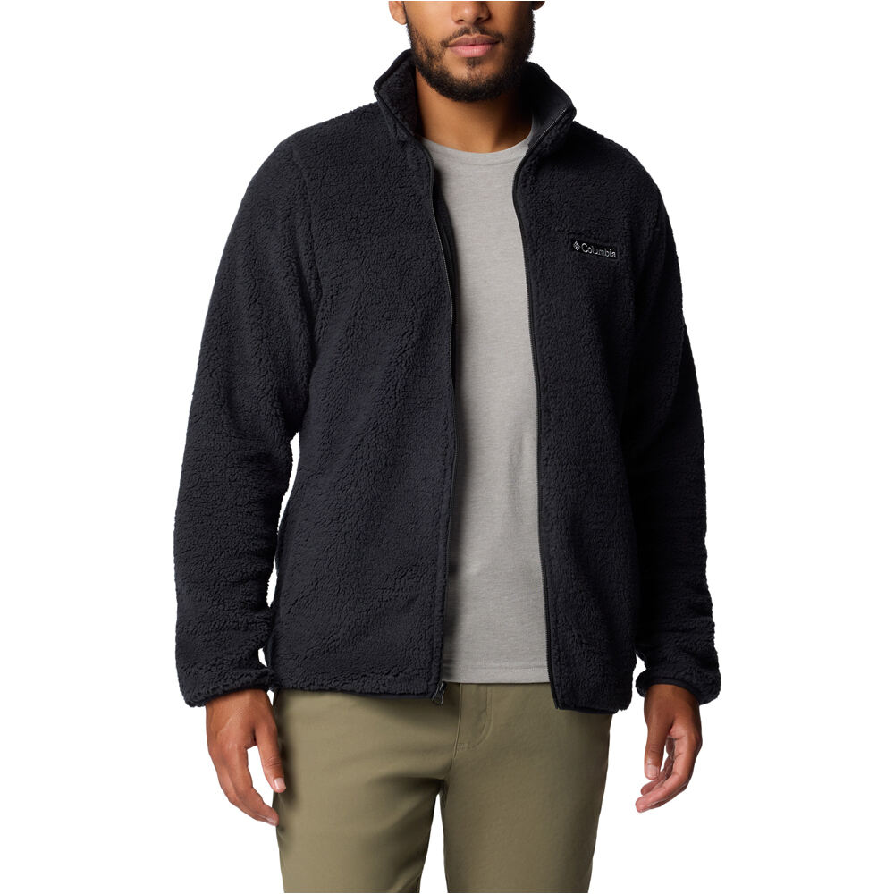 Columbia forro polar hombre Rugged Ridge III Sherpa Full Zip vista frontal
