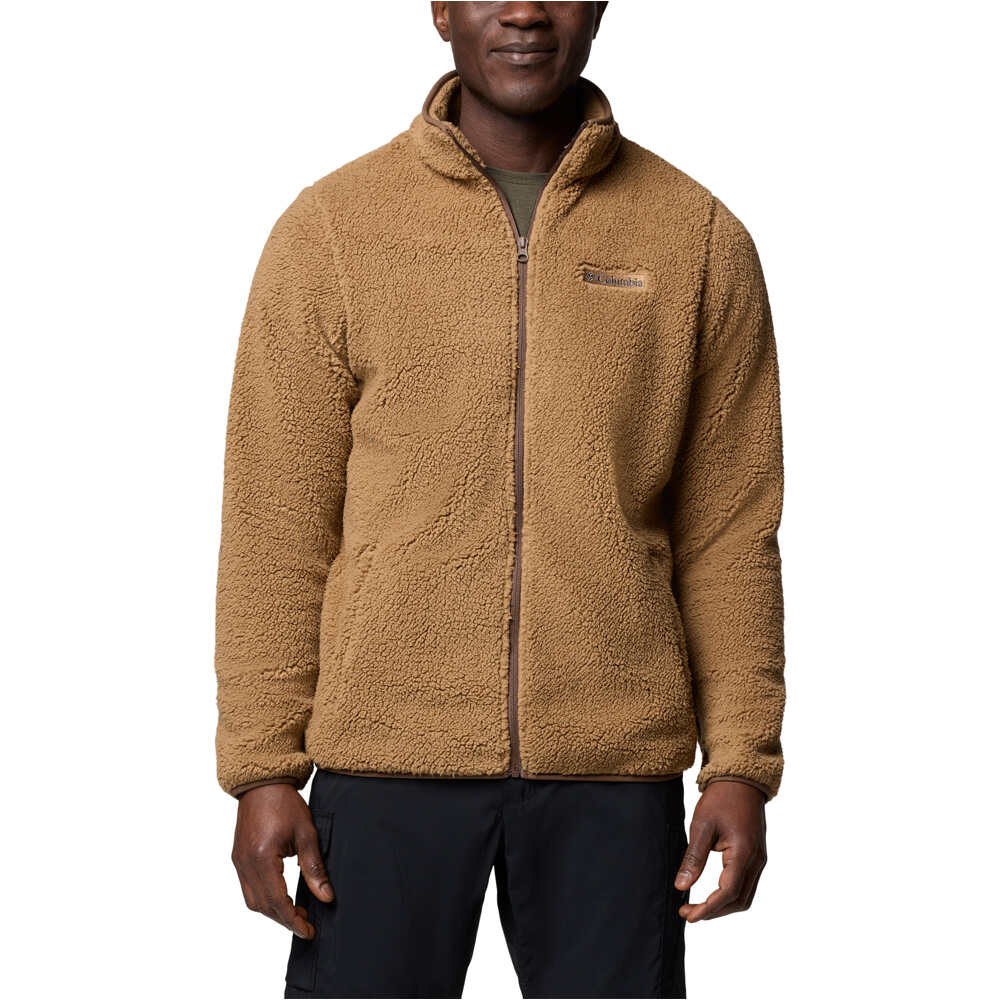 Columbia forro polar hombre Rugged Ridge III Sherpa Full Zip vista frontal