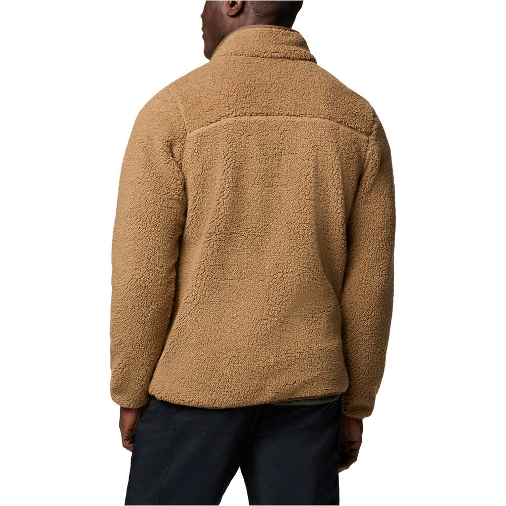 Columbia forro polar hombre Rugged Ridge III Sherpa Full Zip vista trasera