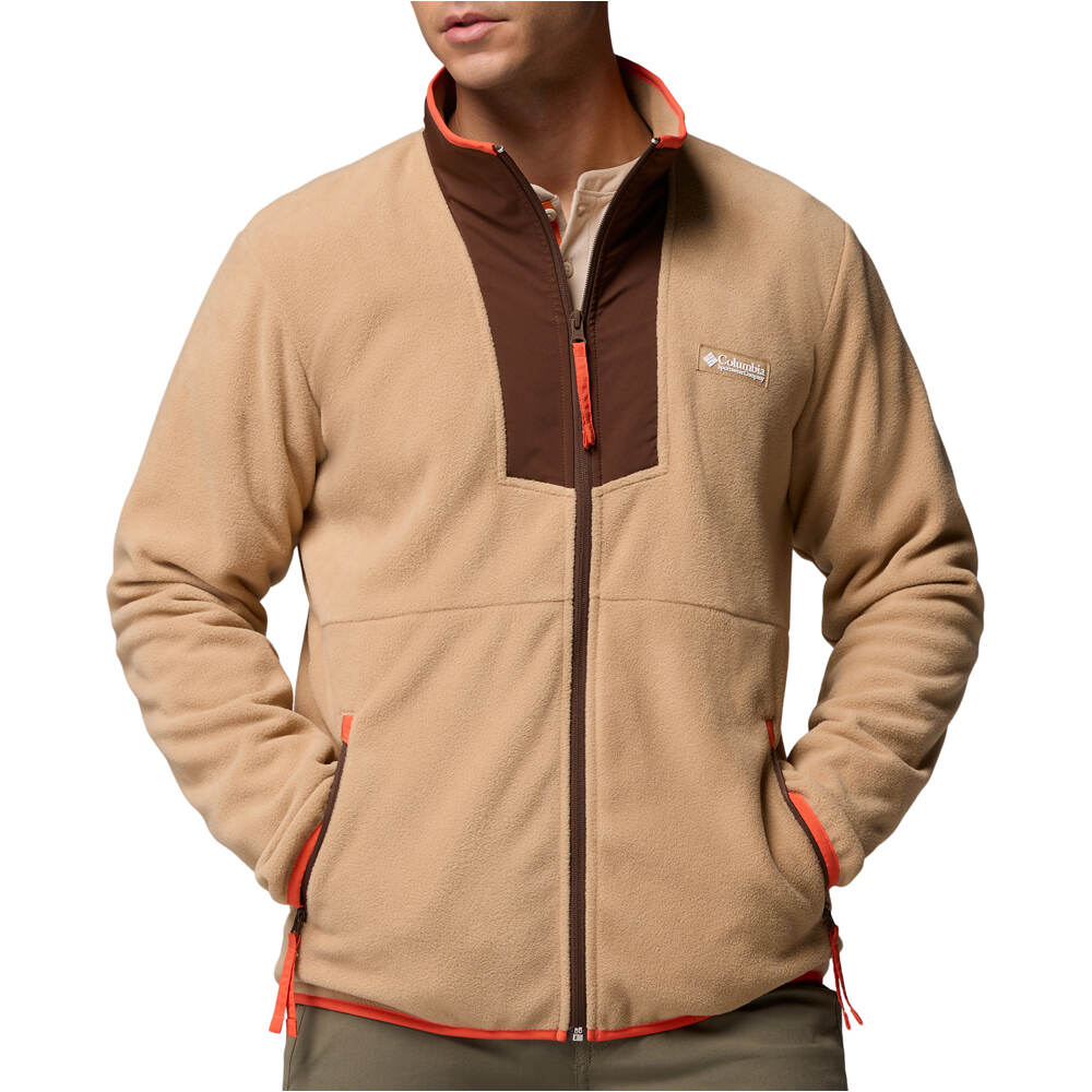 Columbia forro polar hombre Sequoia Grove Full Zip Fleece vista frontal