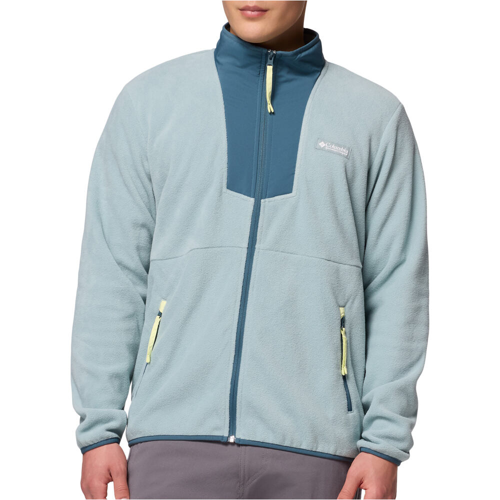 Columbia forro polar hombre Sequoia Grove Full Zip Fleece vista frontal