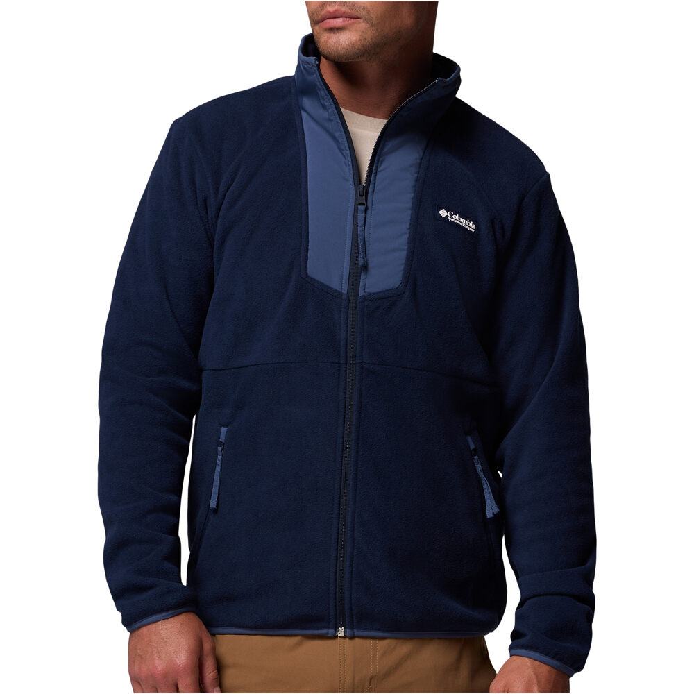 Columbia forro polar hombre Sequoia Grove Full Zip Fleece vista frontal