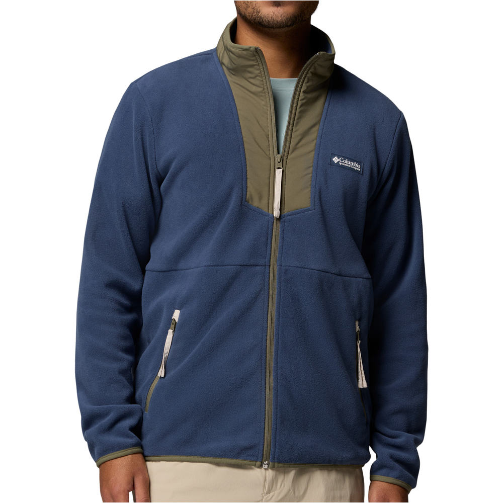 Columbia forro polar hombre Sequoia Grove Full Zip Fleece vista frontal