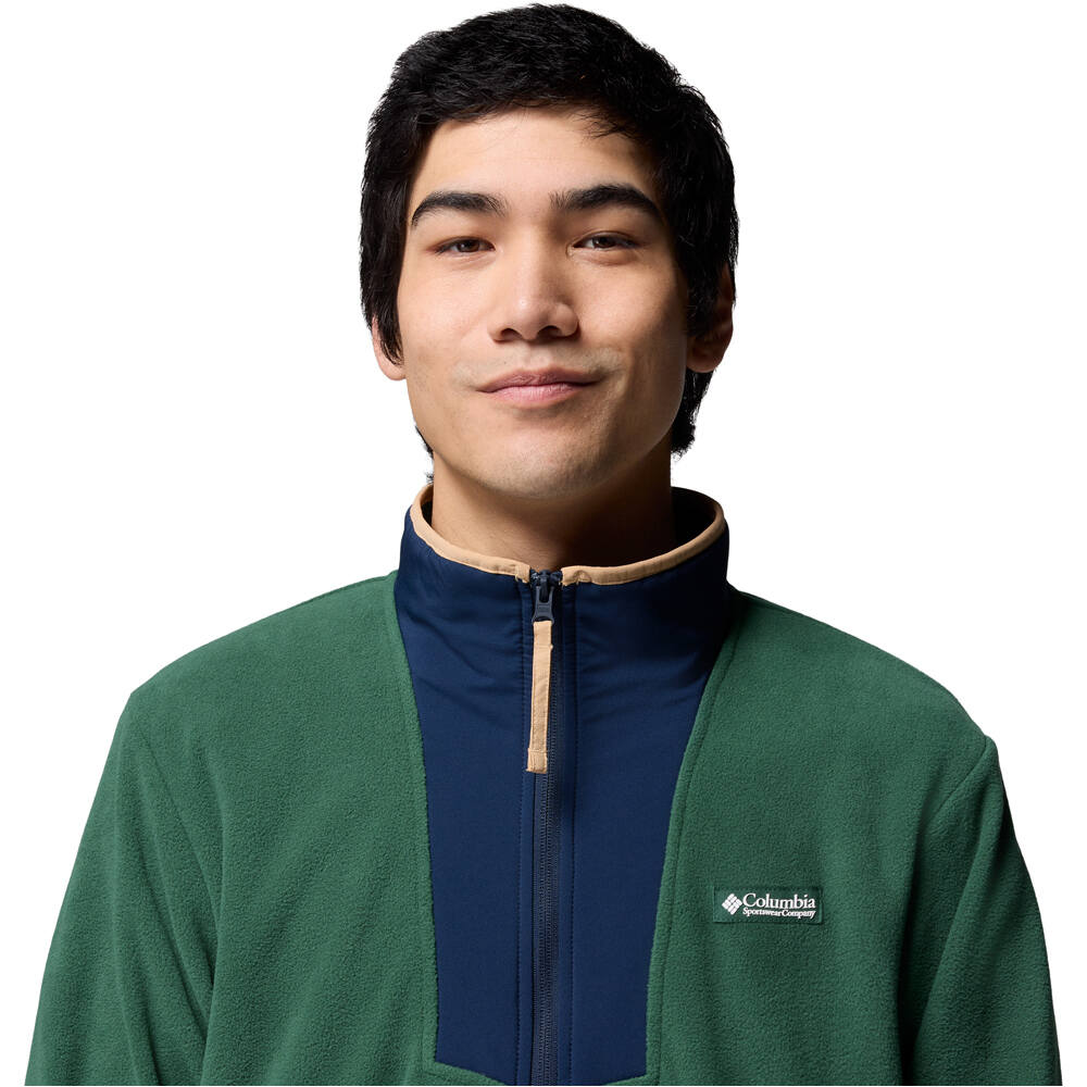 Columbia forro polar hombre Sequoia Grove Half Zip Fleece vista detalle