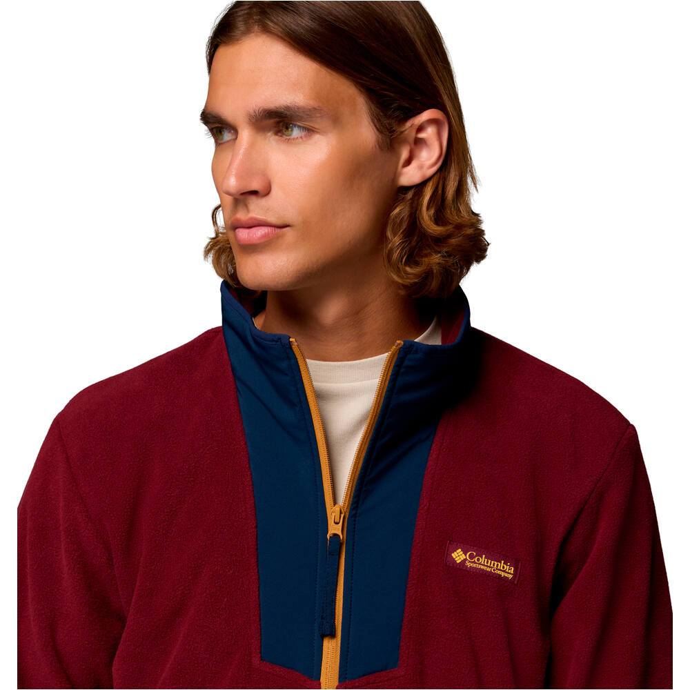 Columbia forro polar hombre Sequoia Grove Half Zip Fleece vista detalle