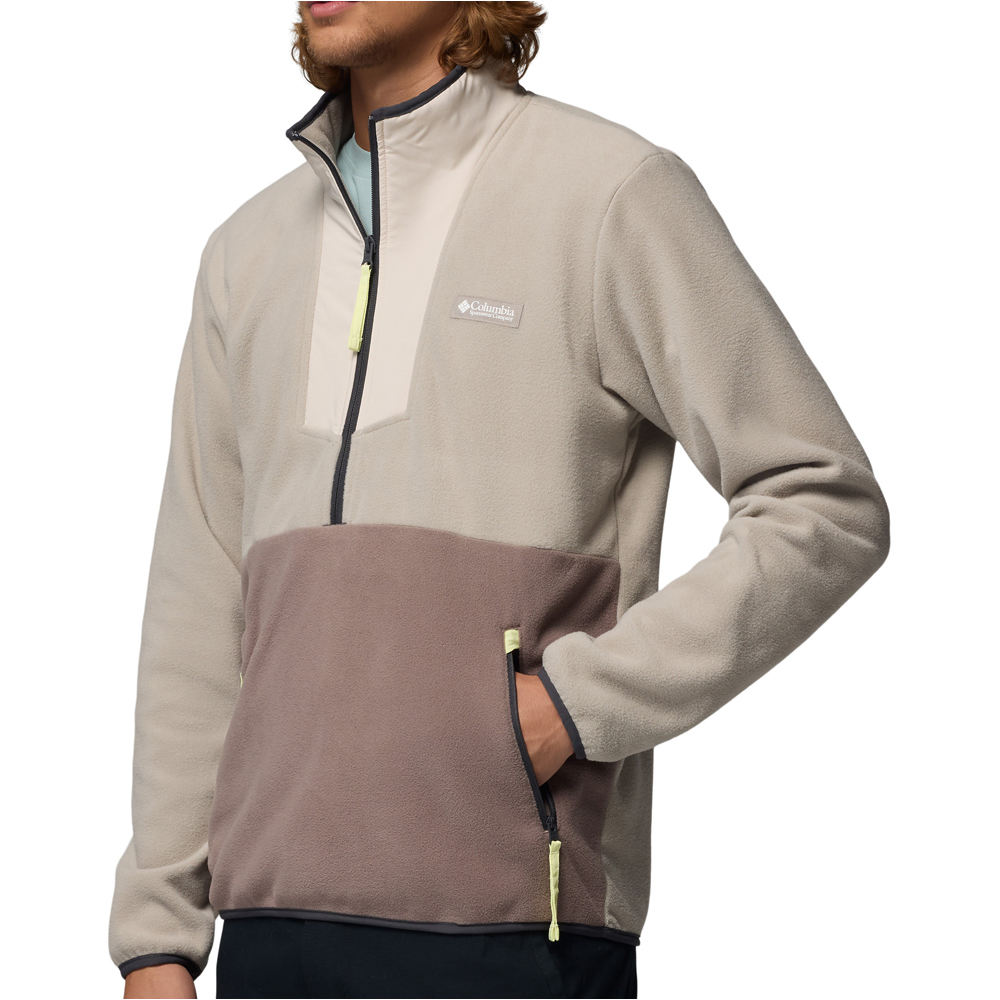 Columbia forro polar hombre Sequoia Grove Half Zip Fleece vista detalle