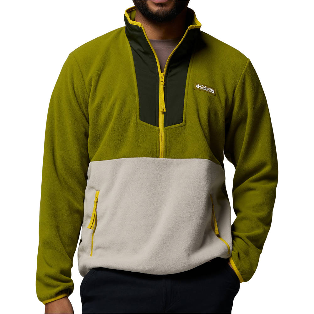 Columbia forro polar hombre Sequoia Grove Half Zip Fleece vista frontal
