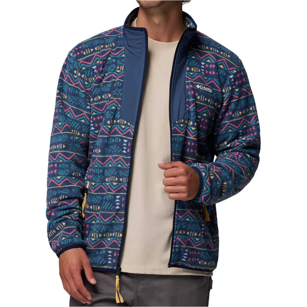 Columbia forro polar hombre Sequoia Grove Printed Full Zip 03