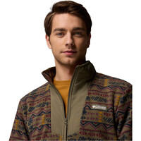 Columbia forro polar hombre Sequoia Grove Printed Full Zip vista detalle