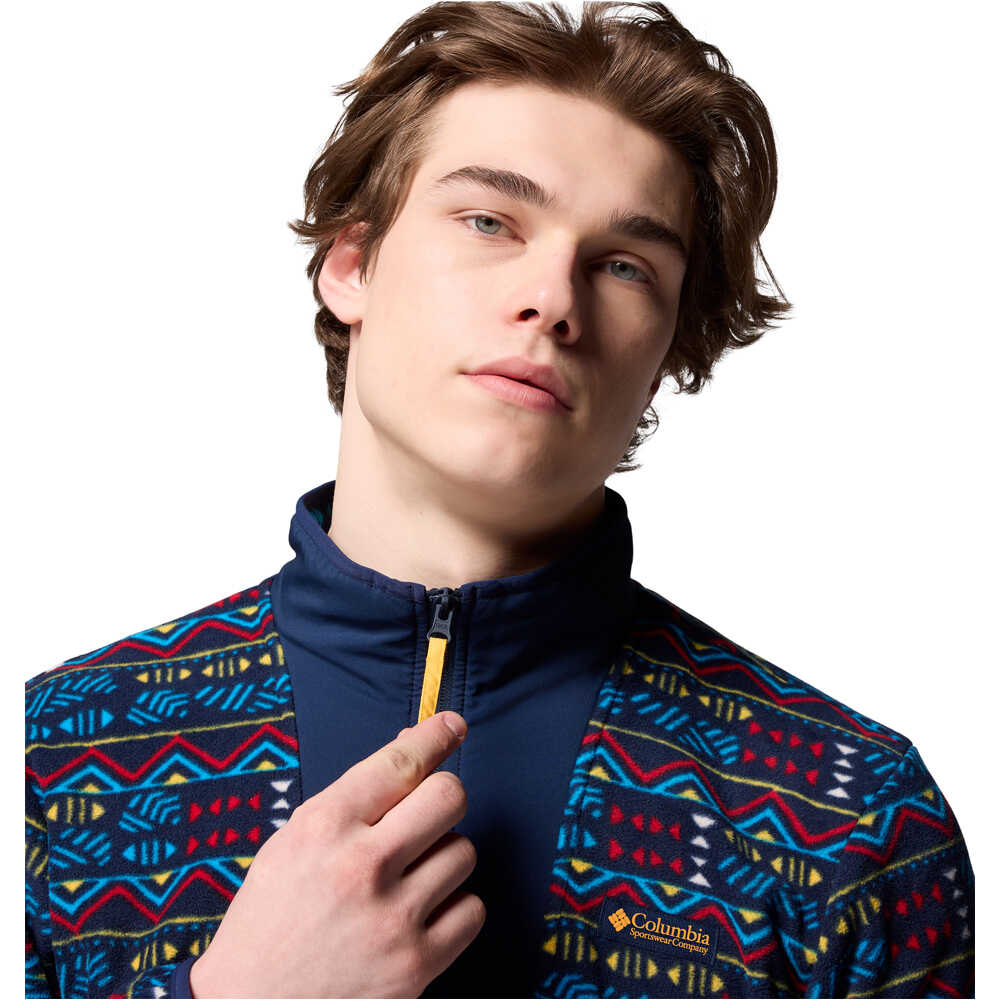 Columbia forro polar hombre Sequoia Grove Printed Full Zip vista detalle