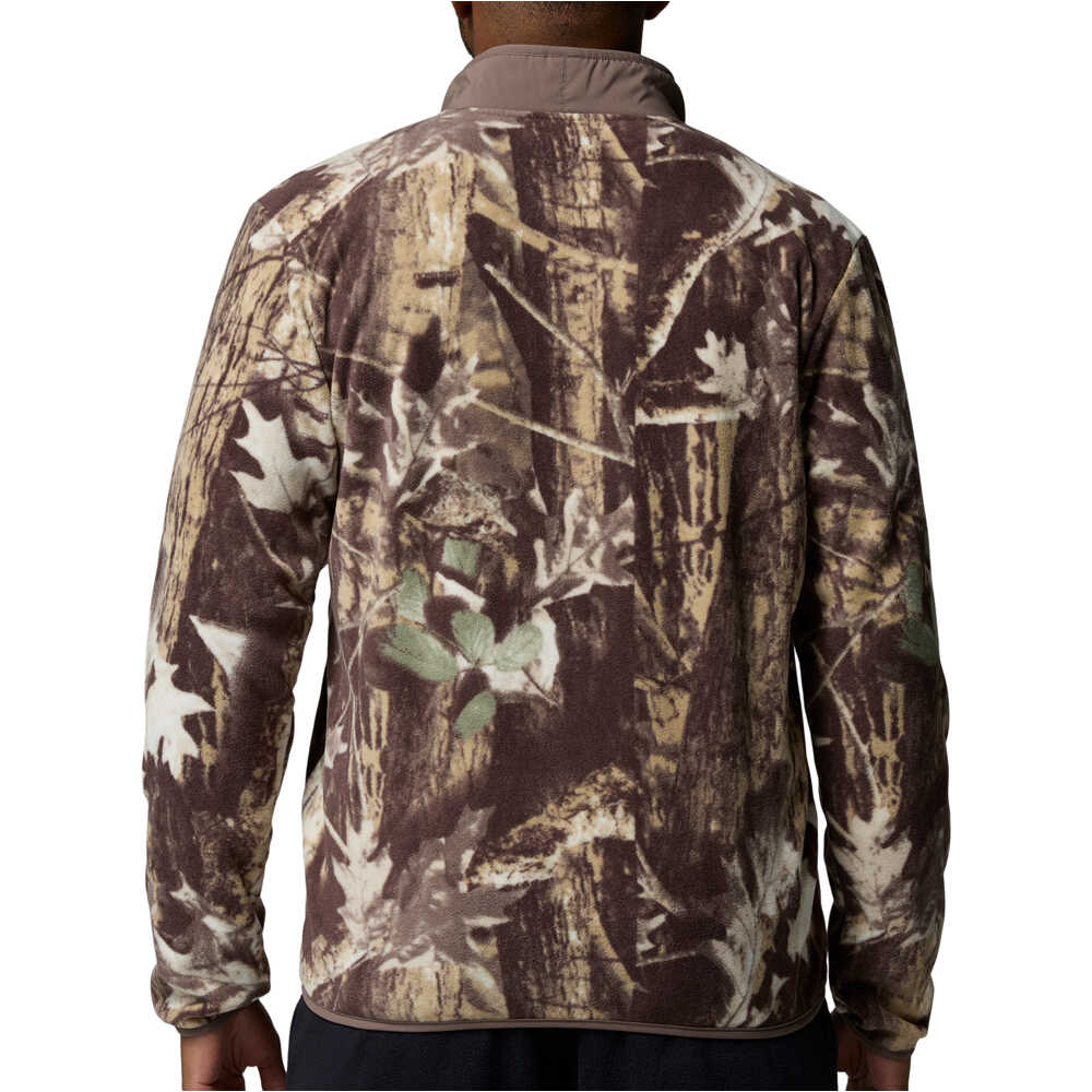 Columbia forro polar hombre Sequoia Grove Printed Full Zip vista trasera