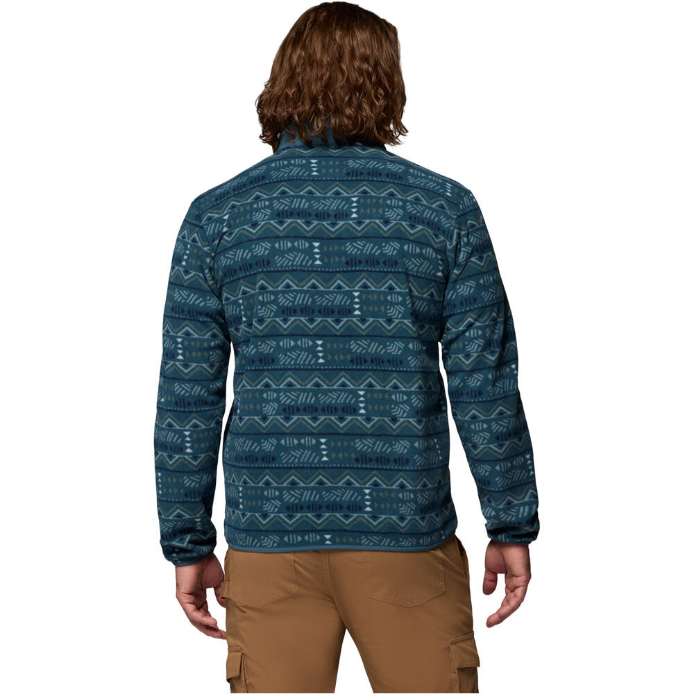 Columbia forro polar hombre Sequoia Grove Printed Full Zip vista trasera