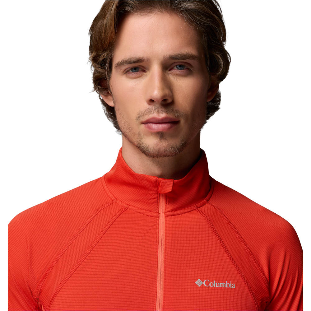 Columbia forro polar hombre Stealth Spring LS Half Zip Tee 03