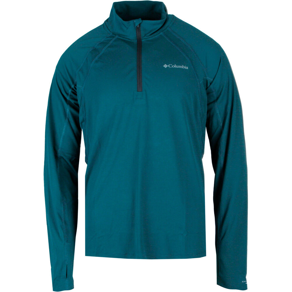 Columbia forro polar hombre Stealth Spring  LS Half Zip Tee vista frontal