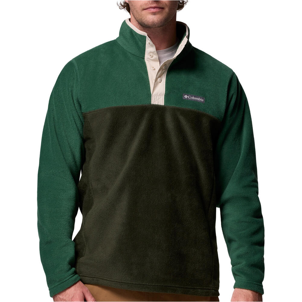 Columbia forro polar hombre Steens Mountain Half Snap II vista frontal