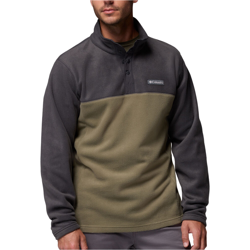 Columbia forro polar hombre Steens Mountain Half Snap II vista frontal