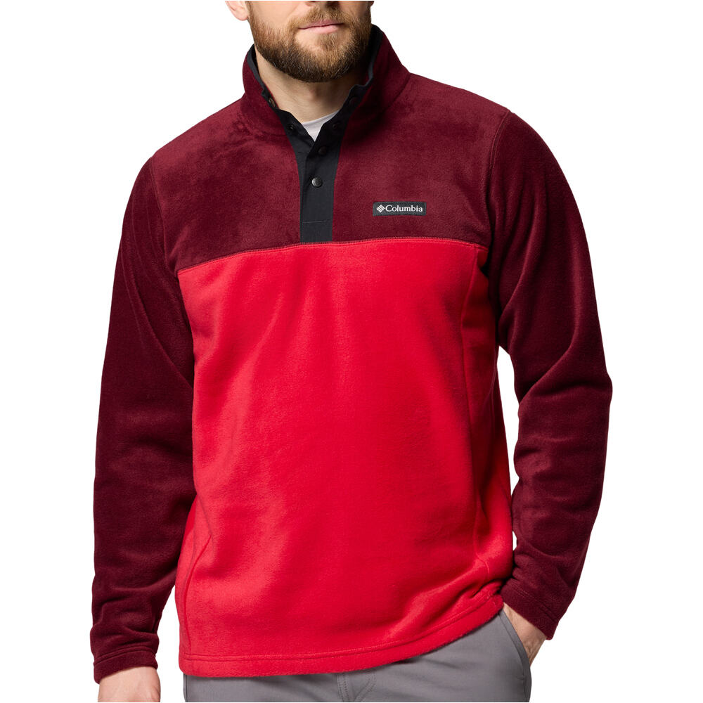 Columbia forro polar hombre Steens Mountain Half Snap II vista frontal