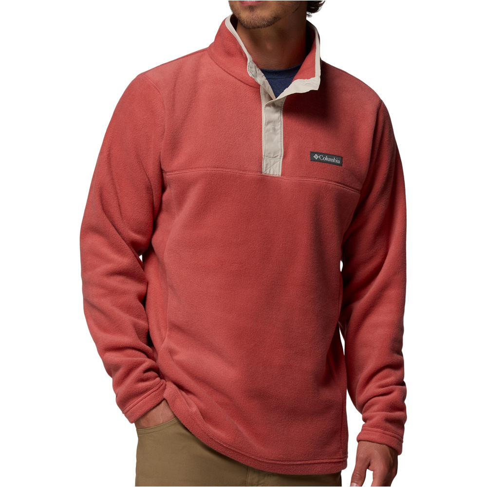 Columbia forro polar hombre Steens Mountain Half Snap II vista frontal