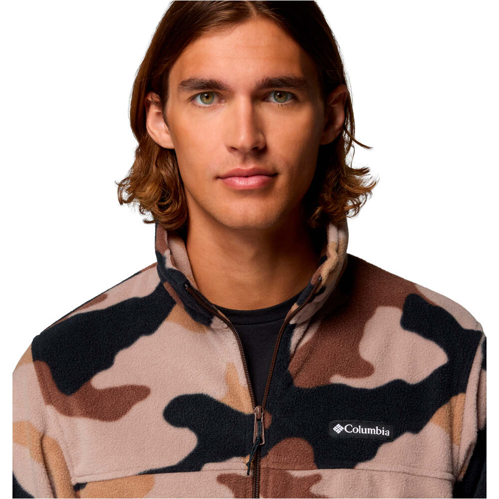 Columbia forro polar hombre Steens Mountain Printed Jacket vista detalle