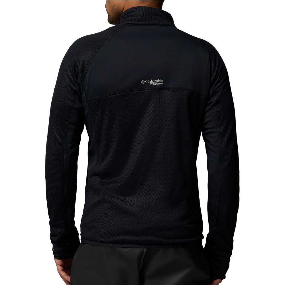Columbia forro polar hombre Summit Step Full Zip vista trasera