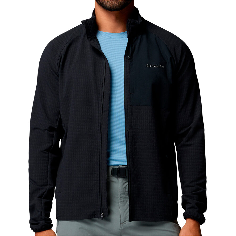 Columbia forro polar hombre Superior Summit Grid Full Zip M vista detalle