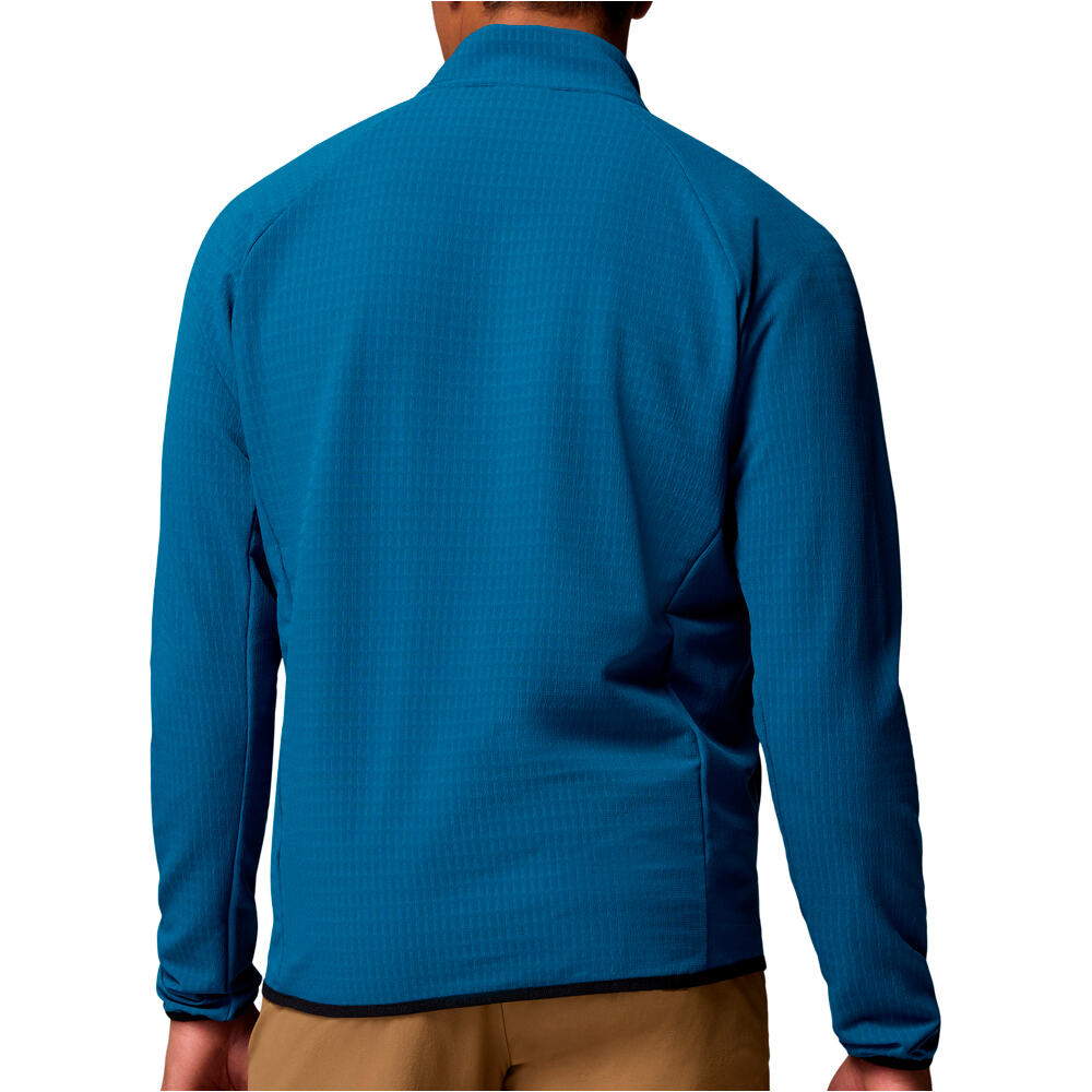 Columbia forro polar hombre Superior Summit Grid Full Zip M vista trasera