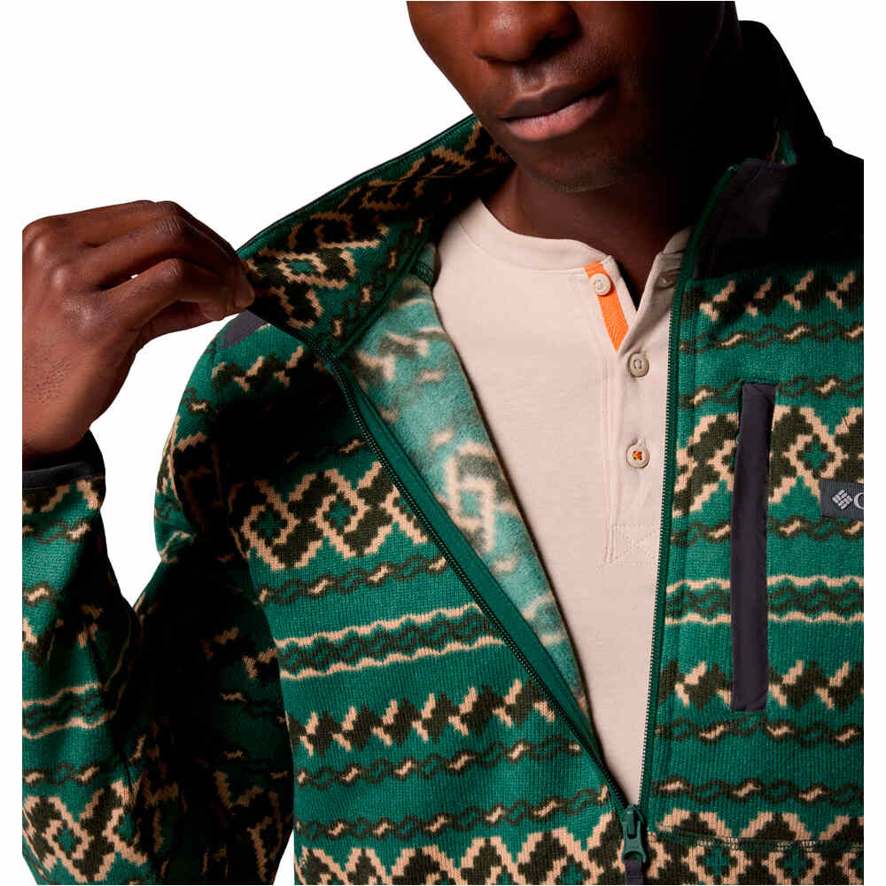 Columbia forro polar hombre Sweater Weather Printed Half Zip II 03
